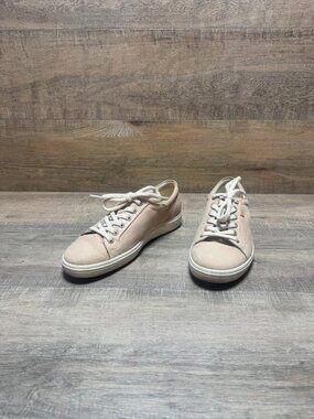 Ecco Soft 7 Light Pink Leather Low Sneaker Women's Size EU 40